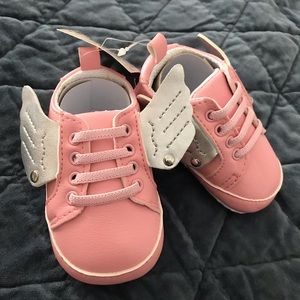 Angel Wings Pink Infant Shoes - NWT